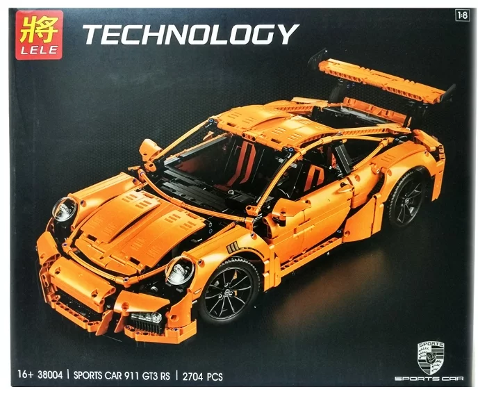 Конструктор LELE Technology Porsche 911 GT3 RS 38004