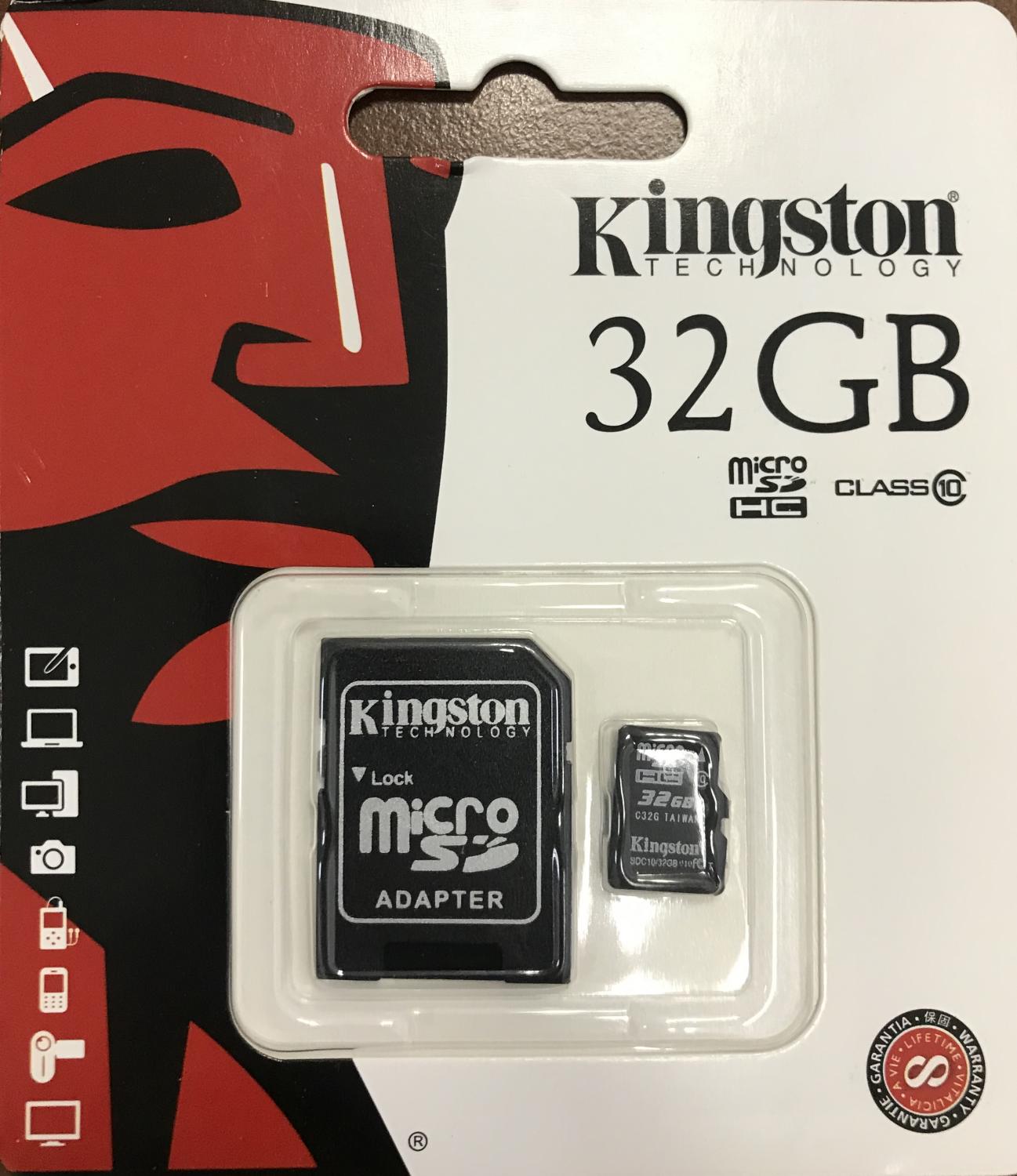 Карта памяти Kingston SDCS/32GB