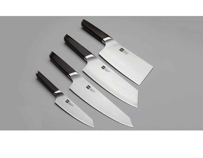 Набор ножей Xiaomi Huo Hou Fire Waiting Steel Knife Set с подставкой